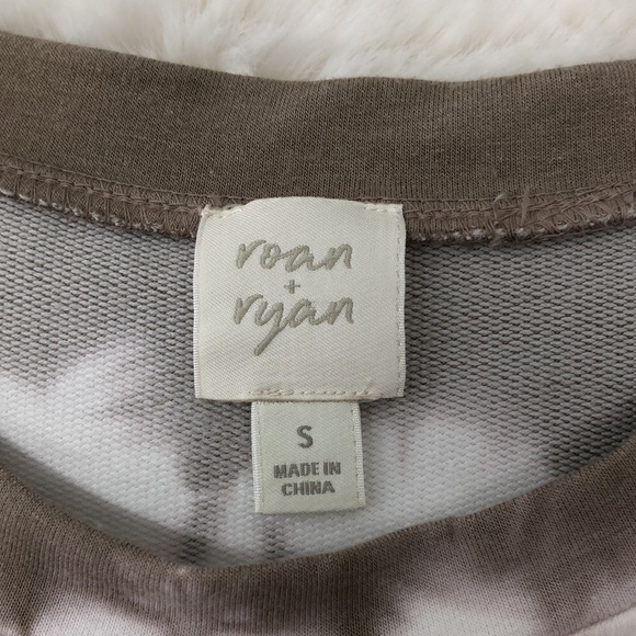 Roan & Ryan Evereve Tie Dye Boho Short Sleeve T-Shirt Maxi Dress Size Small - Picture 6 of 8